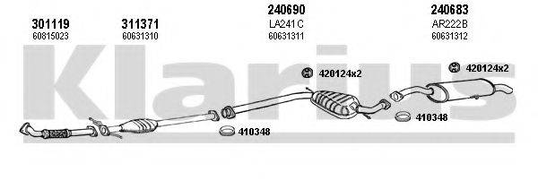 KLARIUS 030275E Система випуску ОГ