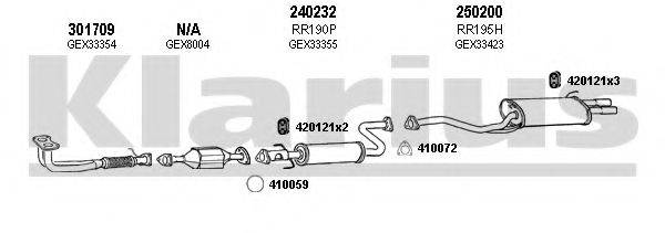 KLARIUS 120043E Система випуску ОГ
