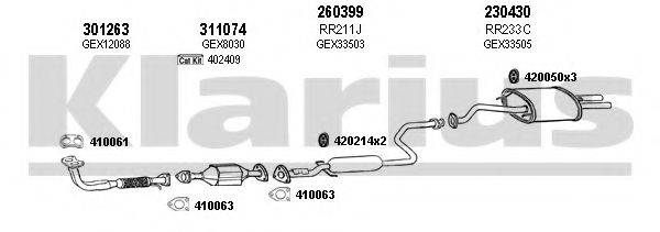 KLARIUS 120080E Система випуску ОГ