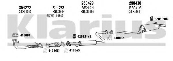 KLARIUS 120266E Система випуску ОГ