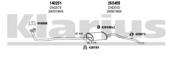 KLARIUS 270172E Система випуску ОГ