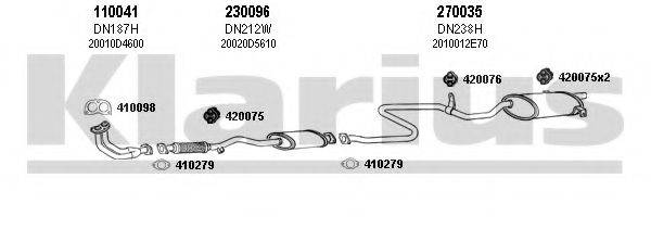 KLARIUS 270216E Система випуску ОГ
