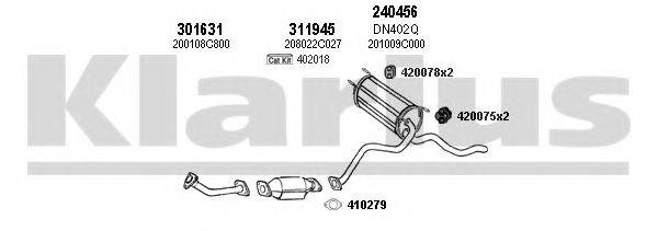 KLARIUS 270288E Система випуску ОГ