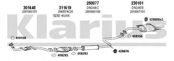 KLARIUS 270340E Система випуску ОГ