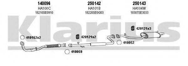 KLARIUS 420041E Система випуску ОГ