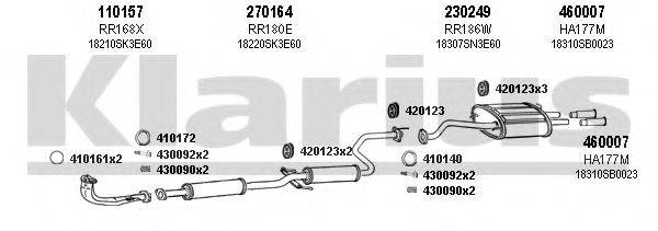 KLARIUS 420067E Система випуску ОГ