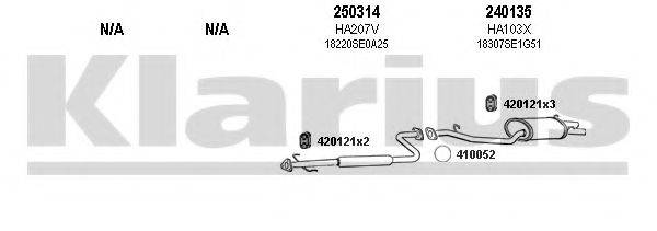 KLARIUS 420102E Система випуску ОГ