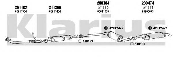 KLARIUS 510095E Система випуску ОГ