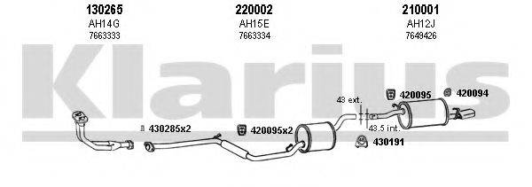 KLARIUS 510121E Система випуску ОГ