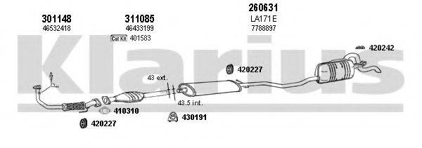 KLARIUS 510145E Система випуску ОГ