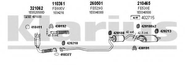 KLARIUS 570160E Система випуску ОГ