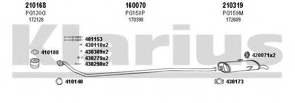 KLARIUS 630188E Система випуску ОГ