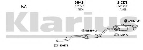 KLARIUS 630235E Система випуску ОГ