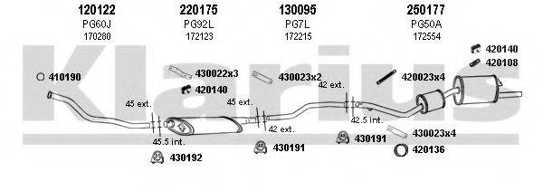 KLARIUS 630266E Система випуску ОГ