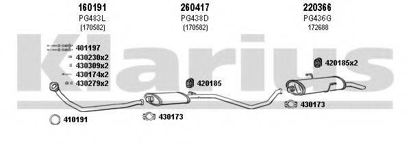 KLARIUS 630327E Система випуску ОГ