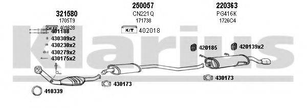 KLARIUS 630329E Система випуску ОГ