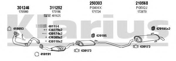 KLARIUS 630453E Система випуску ОГ