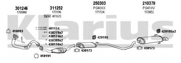 KLARIUS 630454E Система випуску ОГ