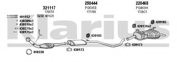 KLARIUS 630470E Система випуску ОГ