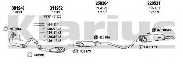 KLARIUS 630474E Система випуску ОГ