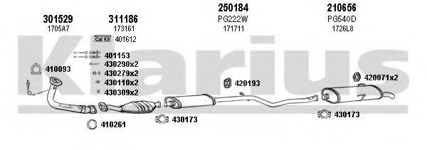 KLARIUS 630511E Система випуску ОГ