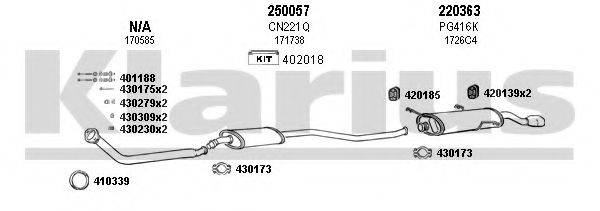 KLARIUS 630532E Система випуску ОГ