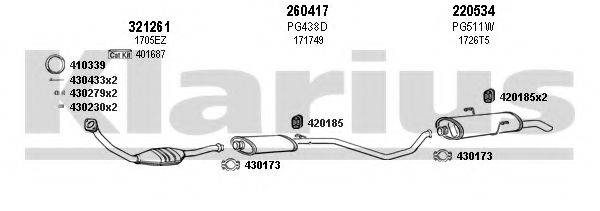 KLARIUS 630636E Система випуску ОГ