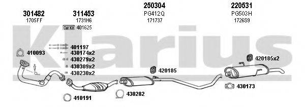 KLARIUS 630737E Система випуску ОГ