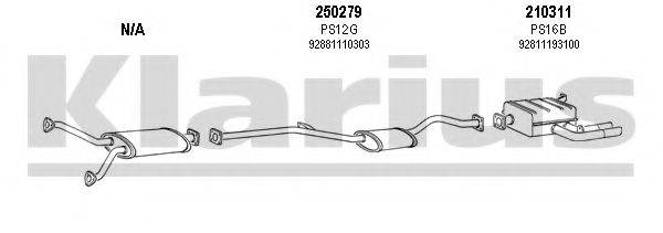 KLARIUS 680007E Система випуску ОГ