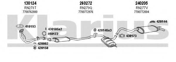 KLARIUS 720087E Система випуску ОГ