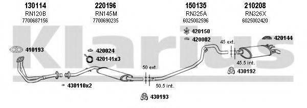 KLARIUS 720110E Система випуску ОГ
