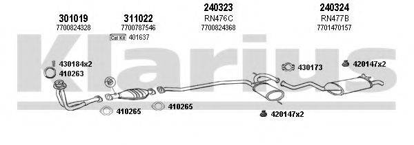 KLARIUS 720300E Система випуску ОГ