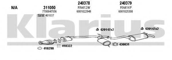KLARIUS 720318E Система випуску ОГ