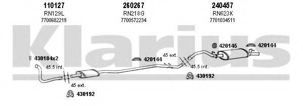 KLARIUS 720578E Система випуску ОГ