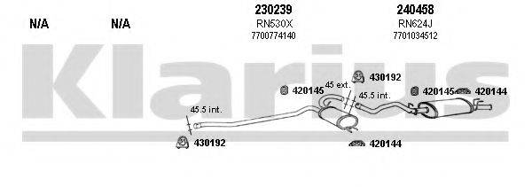 KLARIUS 720590E Система випуску ОГ