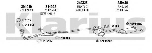 KLARIUS 720619E Система випуску ОГ
