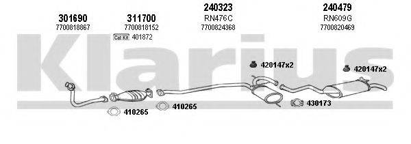 KLARIUS 720628E Система випуску ОГ