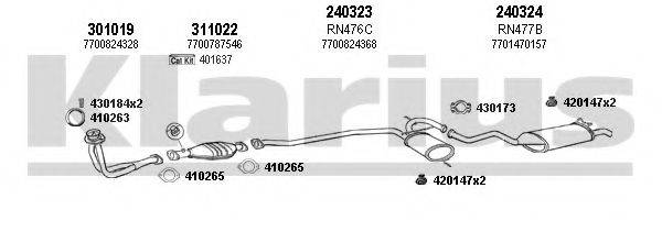 KLARIUS 720629E Система випуску ОГ
