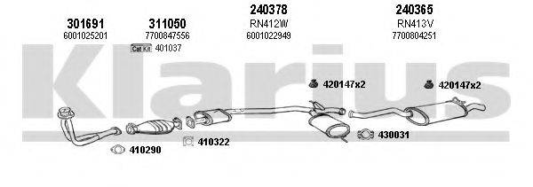 KLARIUS 720631E Система випуску ОГ