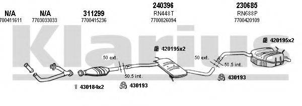 KLARIUS 720729E Система випуску ОГ