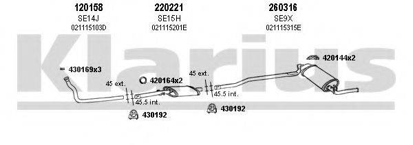 KLARIUS 790010E Система випуску ОГ