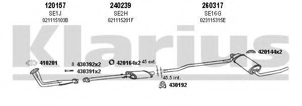 KLARIUS 790011E Система випуску ОГ