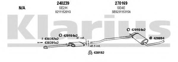 KLARIUS 790023E Система випуску ОГ