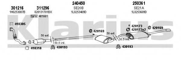 KLARIUS 790046E Система випуску ОГ