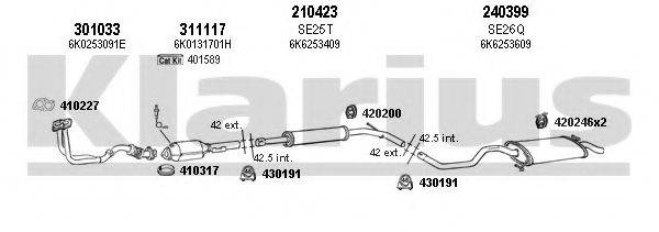 KLARIUS 790070E Система випуску ОГ