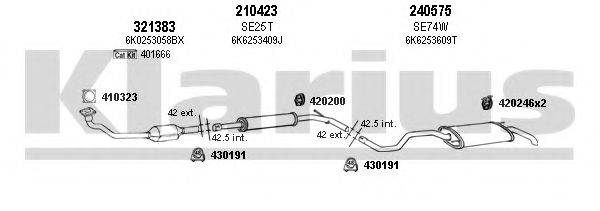 KLARIUS 790097E Система випуску ОГ