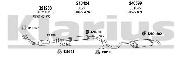 KLARIUS 790129E Система випуску ОГ