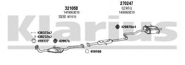 KLARIUS 820043E Система випуску ОГ