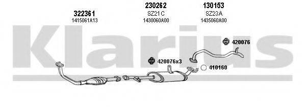 KLARIUS 820047E Система випуску ОГ