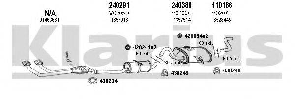KLARIUS 960091E Система випуску ОГ